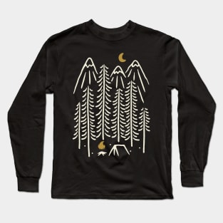 Night Camping Long Sleeve T-Shirt